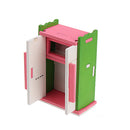Dollhouse Play Set Wooden Furniture Miniature Accessories Children's DIY Blocks Decorations