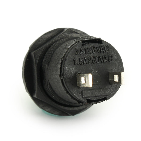 Wendao DS-228 125V 3A 12mm Self Locking ON/OFF Switch Push Button Round 10pcs