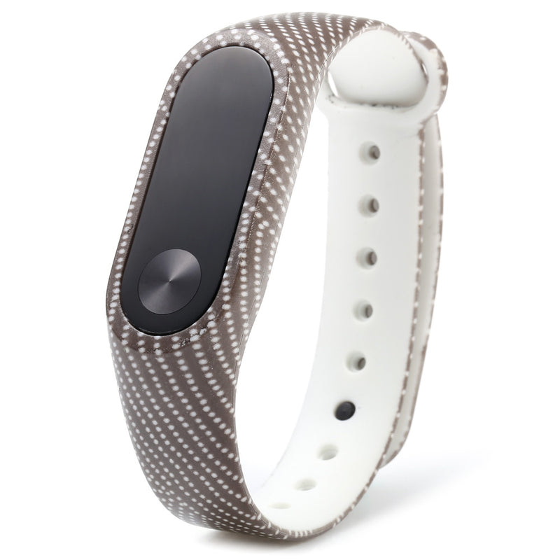 TPU Replacement Silicone Wrist Strap WristBand Bracelet Watch Strap for Xiaomi Miband 2