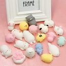 Mochi Squishy Cat Kitten Seal Squeeze Cute Healing Toy Kawaii Collection Stress Reliever Gift Decor