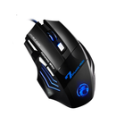 IMICE X7 USB Wired 7 keys 2400DPI Optical Gaming Mouse 7 LED Breathing Light for PC