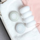 4 Pcs Round Storage Bottles Press Type Travel Camping Soap Lotion Shower Gel Emulsion Dispensers