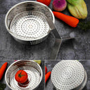Kitchen Steamer Basket + Egg Steamer Rack Divider Accessories for Instant Pot