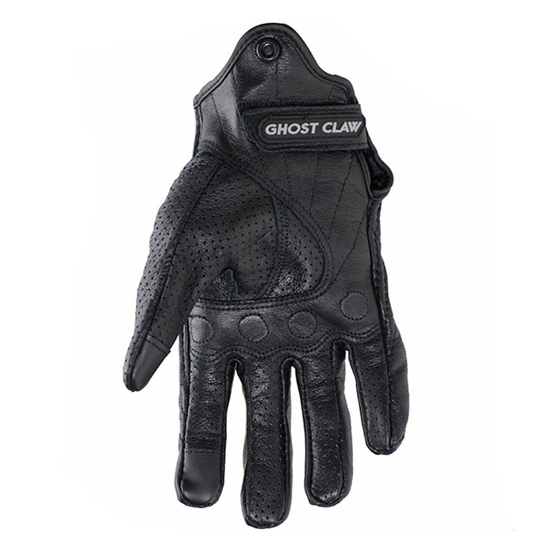 GHOST RACING Touch Screen Leather Gloves Motorcycle Bicycle Protective