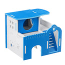 Hamster House Dual Layer Ladder Small Animal Pet Mouse Cage Castle Exercise Toys