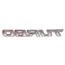 Turbo 3D Metal Car Decals Lettering Badge Sticker for Auto Body Rear Tailgate