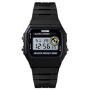 SKMEI 1413 LED Digital Watch Waterproof Chronograph Square Dial Student Watches