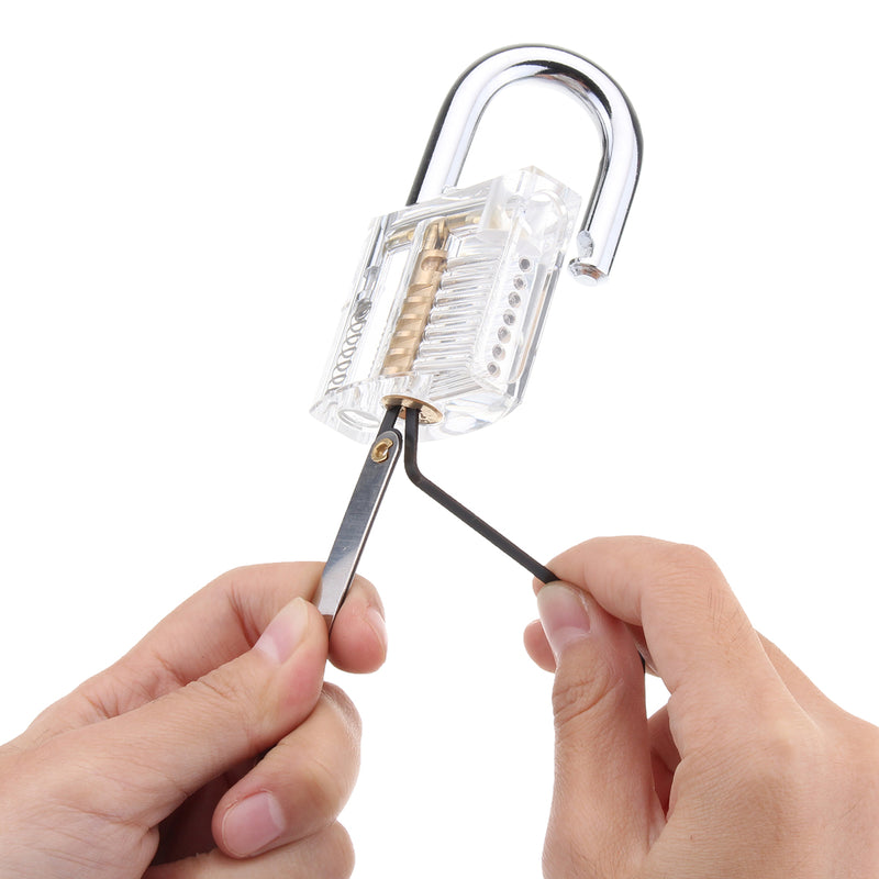 Unlocking Lock Opener Kit Locksmith Training Transparent Practice Padlocks Tools