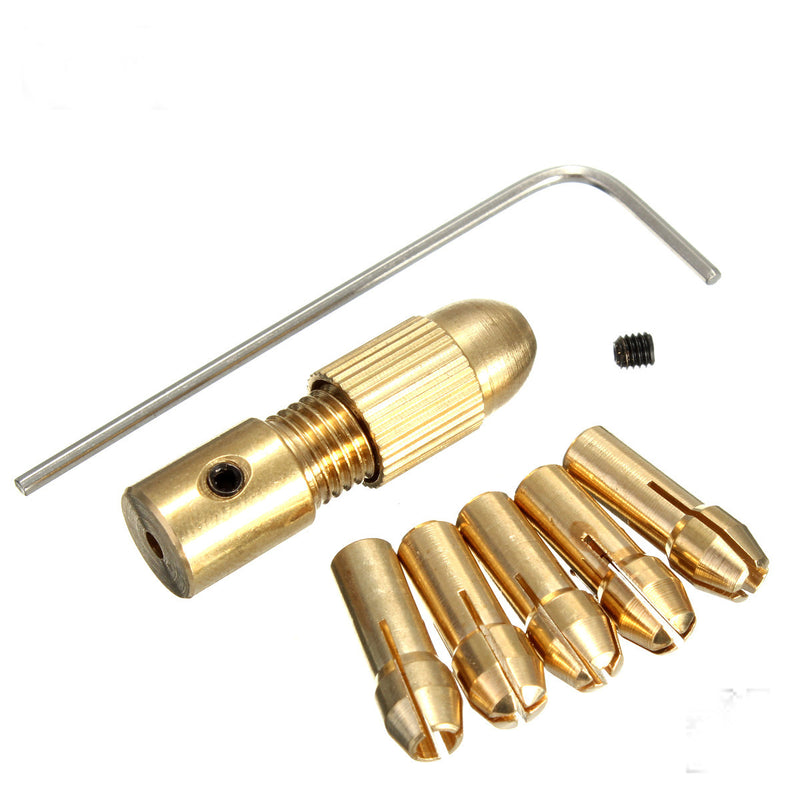 8pcs 0.5-3mm Small Electric Drill Chuck Collet Set Micro Twist Drill Chuck Set