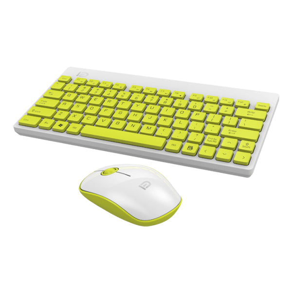 Ultra Silent Thin 2.4GHz Wireless Small Keyboard and Mouse Set Kit for Desktop Notebook