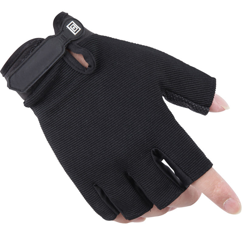 KALOAD 44-1 L/XL Half Finger Tactical Gloves Outdoor Military Camouflage CS Army Anti-slip Glove