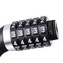 WHEELUP Updated Version 1.2M Five Password Anti-theft Mountain Bike Code Lock Cable Bike Lock