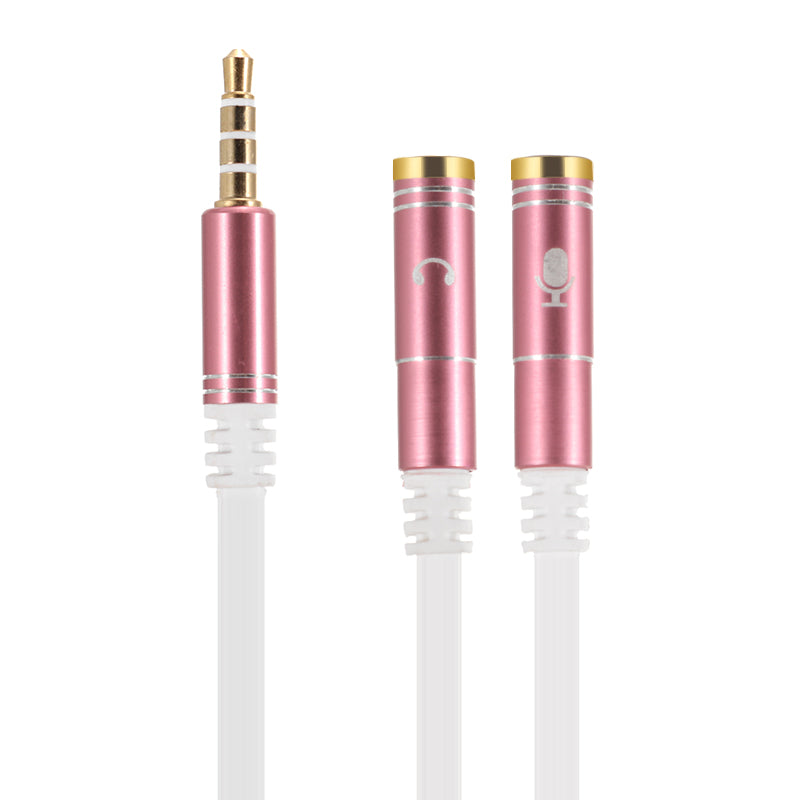 KYIN 1 Male to 2 Female 3.5mm Earphone Audio Splitter Cable Headset Audio Cable Adapter