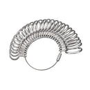 Silver Zinc Alloy Ring Sizer Mandrel Stick Finger Gauge Measure Jewelry Tools Kit