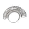 Silver Zinc Alloy Ring Sizer Mandrel Stick Finger Gauge Measure Jewelry Tools Kit