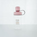 Cartoon Portable Cup Students Water Cup Plastic Cup Cute Design Water Bottle