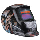 Solar Power Automatic Dimming Welding Helmet Welder Mask With Head Band Black