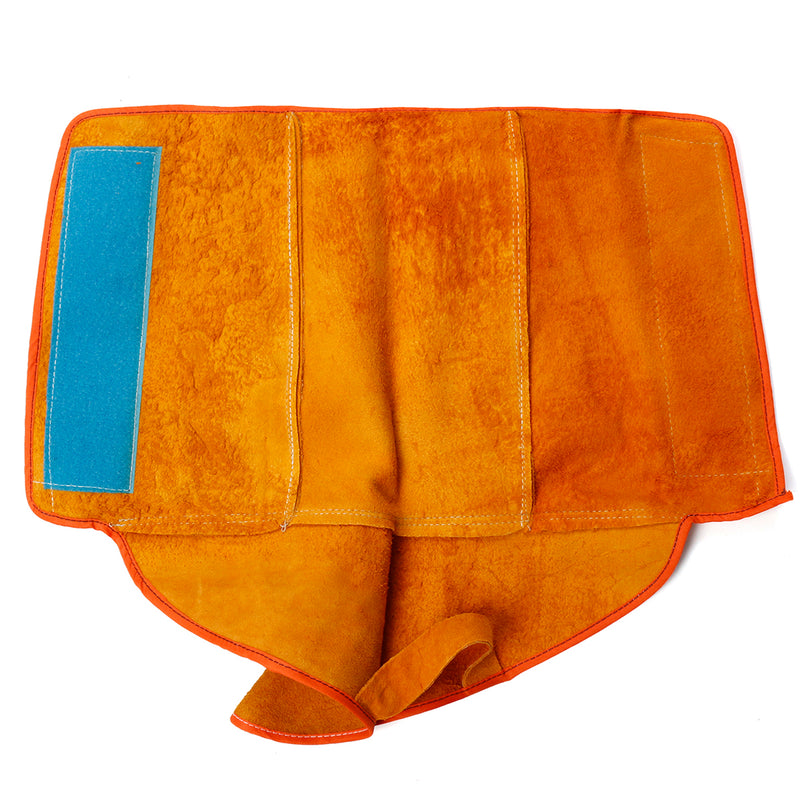 1Pair 8.3 Inch Cowhide Leather Welding Feet Protection Cover Sleeves Flame Resistant Safe Gloves
