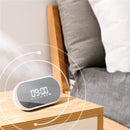 Baseus E09 Wireless bluetooth Speaker HiFi Dual Units Dual Alarm Clock LED Display Light FM Radio TF Card Speaker with Mic