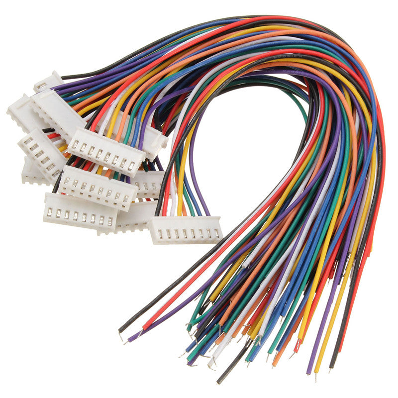 Excellway 7S1P 10PCS 8Pin 7S Male/Female Terminal Wire Balance Charger