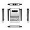 YLAYA bluetooth 5.0 Transmitter Receiver CSR8675 80m Audio Wireless Adapter Optical 3.5mm AUX Jack RCA