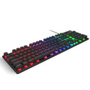 IMICE AK-800 104 keys USB Wired 3 Color LED Backlight Suspended Round Cap Gaming Keyboard