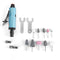 1/4 Air Angle Die Grinder Pneumatic Grinding Machine Mini Poratble Tools Blue