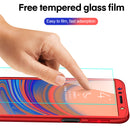 Bakeey 360 Full Body PC Front+Back Cover Protective Case With Screen Protector For Samsung Galaxy A9 2018/A7 2018/A8 2018/A8 Plus 2018