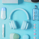 Foldable Stretchable bluetooth 5.0 Wireless Headset Mega Bass Earphones Noise Reduction Compact Headphone With Mic