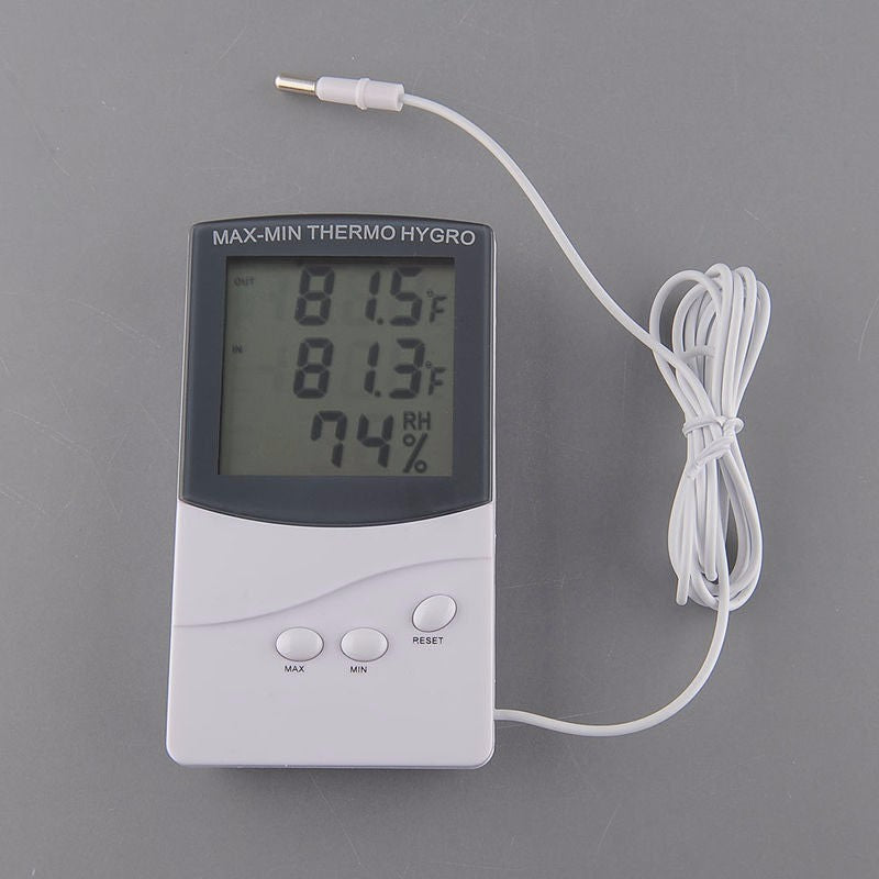 TA-328 High Quality Digital LCD Indoor Outdoor Thermometer Hygrometer Temperature Humidity Meter