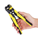 DANIU Multifunctional Yellow Automatic Wire Stripper Crimping Plier Terminal Tool for Cutting Stripping Wire Cable