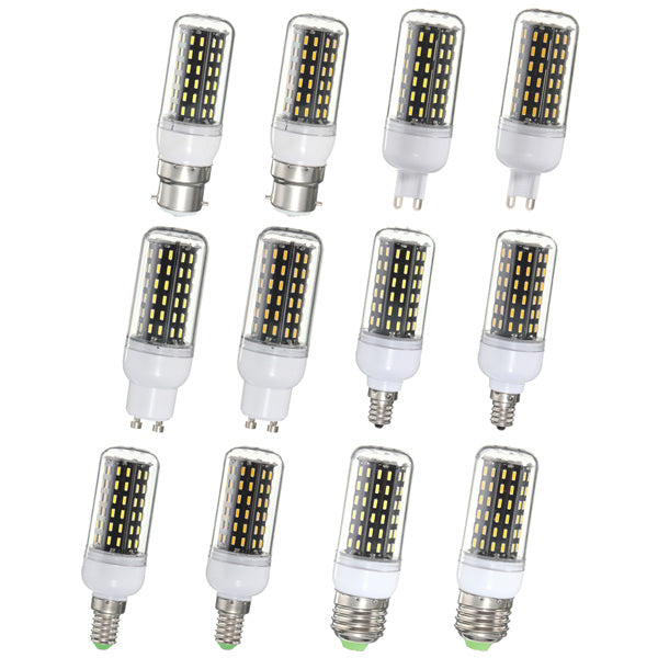 E27/E14/E12/B22/G9/GU10 LED Bulb 6W SMD 4014 96 600LM Pure White/Warm White Corn Light Lamp AC 220V