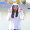 Fashion Couple EVA Environmental Raincoat Transparent Outdoor Travel Waterproof Raincoat