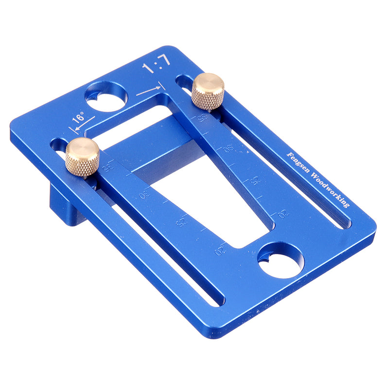 Aluminum Alloy Dovetail Scriber Dovetail Marking Gauge Tenon Template Woodworking Tools