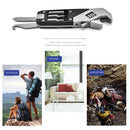 Mini Multifunction Adjustable Wrench Portable Screwdriver 13 Bits Stainless Steel Outdoor Home DIY Hand Tools