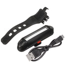 USB Rechargeable LED Bicycle Bike Rear Back Tail Light Bright Safety Lights Red/White