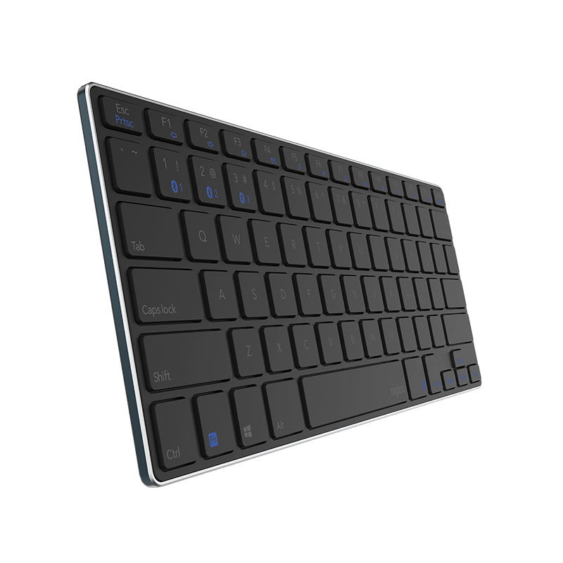 Rapoo E6080 2.4GHz Wireless bluetooth Thin Film Keyboard for PC Notebook