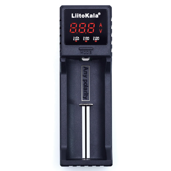 LiitoKala Lii-S1 Intelligent LCD Display USB Battery Charger for 18650 26650 14500 21700 Battery