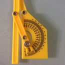 Angle Engineer 180 Degree Protractor Finder Measure Arm Ruler Gauge Tool