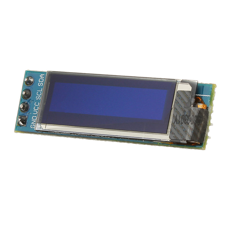 Geekcreit 0.91 Inch 128x32 IIC I2C Blue OLED LCD Display DIY Module SSD1306 Driver IC DC 3.3V 5V