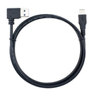 USB3.1 Quick Charge 90 Degree Type C  Data Charging Sync Cable 27CM for Macbook Xiaomi Samsung Letv