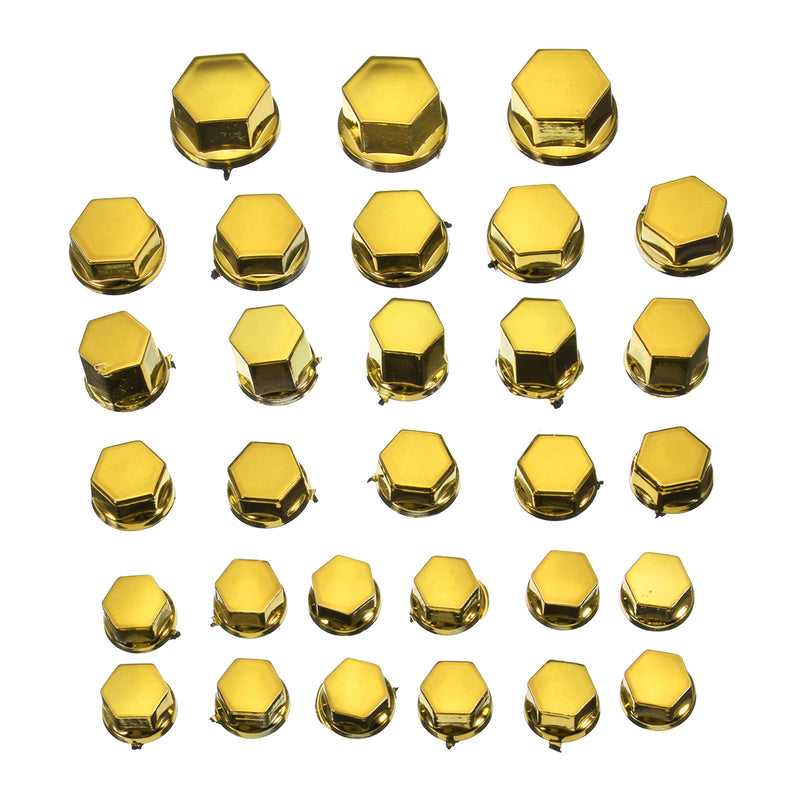 30pcs Screw Cap Vehicle Nut Universal Motocross Motorbike Modification Parts Accessories