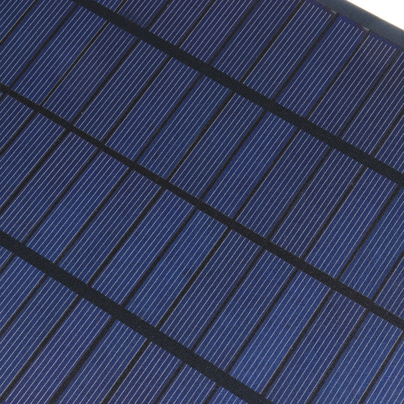 DC 18V 5.5W Portable Polycrystalline Solar Panel Battery Charger W/ Crocodile Clip Line