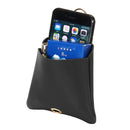 Leather Car Air Vent Storage Bag Phone Holder Sundries Storage Bucket Multifuctional Pocket Pouch