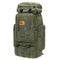 56-75L Canvas Military Rucksacks Outdoor Tactical Backpack Sports Hiking Climbing Camping Bag