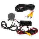 Universal 3 In 1 170 Car Parking Reversing Radar Sensor Rear View Backup Camera