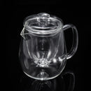 500ml Glass Teapot Infuser Filter Herbal Tea Pot Leaf Strainer Kettle
