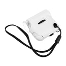 Mini Portable 55X Jewelry Magnifier Identification Loupe Microscope with LED UV Lamp