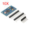 10Pcs Pro Mini ATMEGA328P Module 3.3V 8M Interactive PCB Board