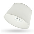 Cotton Textured Fabric PVC Linen Shade Desk Ceiling Lampshade 255*190*155mm